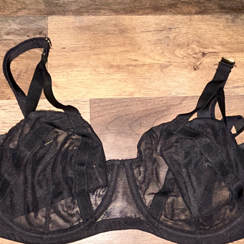 Victoria's Secret Black Sheer Bra